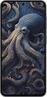 Силиконовый чехол Осьминог для Samsung Galaxy A56 - 5551u-3882 изображение 