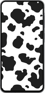 Силиконовый чехол Шкура коровы для Samsung Galaxy A56 - 5576u-3882 изображение 