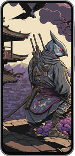 Силиконовый чехол Птица воин для Samsung Galaxy A56 - 5587u-3882 изображение 