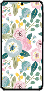 Силіконовий чехол Квіткові шпалери v2 для Samsung Galaxy A56 - 5602u-3882 изображение 