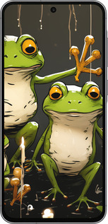 Силіконовий чехол Жабки 2 для Samsung Galaxy A56 - 5657u-3882 изображение 