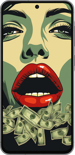 Силиконовый чехол Big money 2 для Samsung Galaxy A56 - 5668u-3882 изображение 