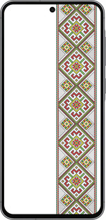 Силиконовый чехол Вышиванка 8 для Samsung Galaxy A56 - 574u-3882 изображение 