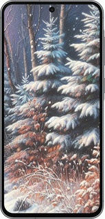 Силіконовий чехол Зимовий пейзаж для Samsung Galaxy A56 - 5814u-3882 изображение 