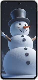 Силиконовый чехол Снеговик для Samsung Galaxy A56 - 5826u-3882 изображение 