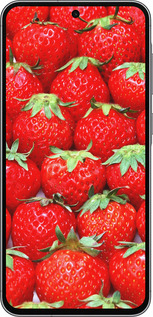 Силиконовый чехол Клубника для Samsung Galaxy A56 - 6020u-3882 изображение 