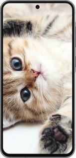 Силиконовый чехол Котик для Samsung Galaxy A56 - 6024u-3882 изображение 