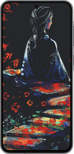 Силиконовый чехол Мечтательная девушка для Samsung Galaxy A56 - 6042u-3882 изображение 