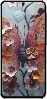 Силиконовый чехол Fairy Butterfly для Samsung Galaxy A56 - 6048u-3882 изображение 