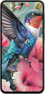 Силиконовый чехол Сказочная колибри для Samsung Galaxy A56 - 6051u-3882 изображение 