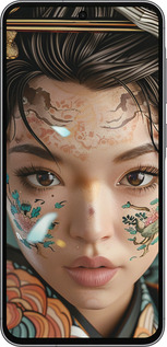 Силиконовый чехол Взгляд души самурая для Samsung Galaxy A56 - 6076u-3882 изображение 