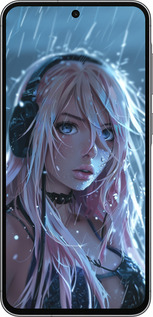 Силиконовый чехол Неоновый дождь для Samsung Galaxy A56 - 6119u-3882 изображение 