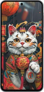 Силіконовий чехол China Cat v2 для Samsung Galaxy A56 - 6135u-3882 изображение 