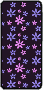 Силіконовий чехол з квітами для Samsung Galaxy A56 - 6258u-3882 изображение 