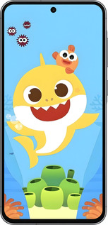 Силиконовый чехол Бейби Шарк для Samsung Galaxy A56 - 6303u-3882 изображение 