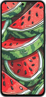 Силіконовий чехол Кавун для Samsung Galaxy A56 - 6315u-3882 изображение 