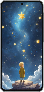 Силиконовый чехол Маленький принц для Samsung Galaxy A56 - 6326u-3882 изображение 