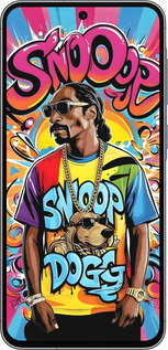 Силиконовый чехол Снуп дог для Samsung Galaxy A56 - 6348u-3882 изображение 