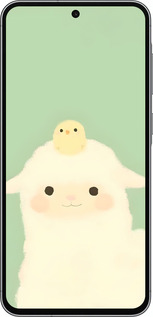 Силиконовый чехол Барашек и ципленок для Samsung Galaxy A56 - 6369u-3882 изображение 