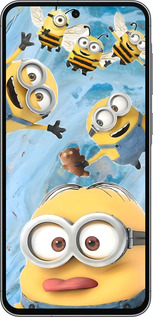 Силиконовый чехол Миньоны для Samsung Galaxy A56 - 6386u-3882 изображение 