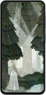 Силиконовый чехол С изображением соснового леса и привидения для Samsung Galaxy A56 - 6420u-3882 изображение 