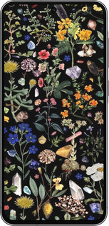 Силиконовый чехол С цветами для Samsung Galaxy A56 - 6422u-3882 изображение 