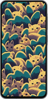 Силіконовий чехол Із зображенням котиків для Samsung Galaxy A56 - 6429u-3882 изображение 