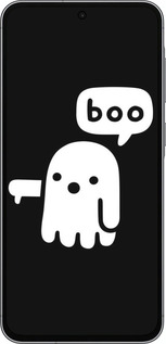 Силиконовый чехол Призрак Неодобрения для Samsung Galaxy A56 - 6431u-3882 изображение 