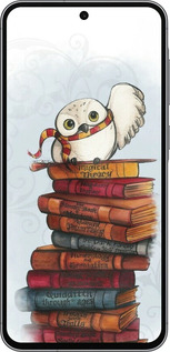 Силиконовый чехол Сова и книги для Samsung Galaxy A56 - 6436u-3882 изображение 