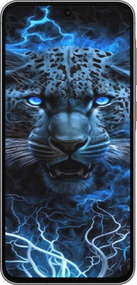 Силіконовий чехол Крижаний леопард для Samsung Galaxy A56 - 6460u-3882 изображение 