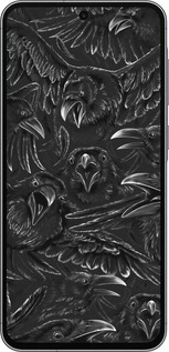 Силиконовый чехол Воронья ярость для Samsung Galaxy A56 - 6474u-3882 изображение 