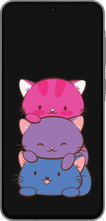 Силиконовый чехол Милые кошки для Samsung Galaxy A56 - 6518u-3882 изображение 
