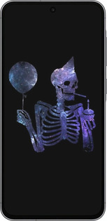 Силиконовый чехол Скелетное искусство для Samsung Galaxy A56 - 6536u-3882 изображение 