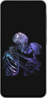 Силіконовий чехол Із зображенням скелета для Samsung Galaxy A56 - 6537u-3882 изображение 