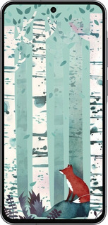 Силиконовый чехол Лис в зелёном лесу для Samsung Galaxy A56 - 6547u-3882 изображение 