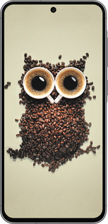 Силиконовый чехол Сова из кофе для Samsung Galaxy A56 - 777u-3882 изображение 