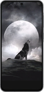 Силиконовый чехол Воющий волк для Samsung Galaxy A56 - 934u-3882 изображение 