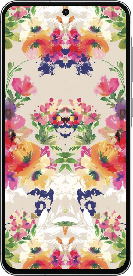 Силіконовий чехол Квітковий візерунок для Samsung Galaxy A56 - 1083u-3882 изображение 