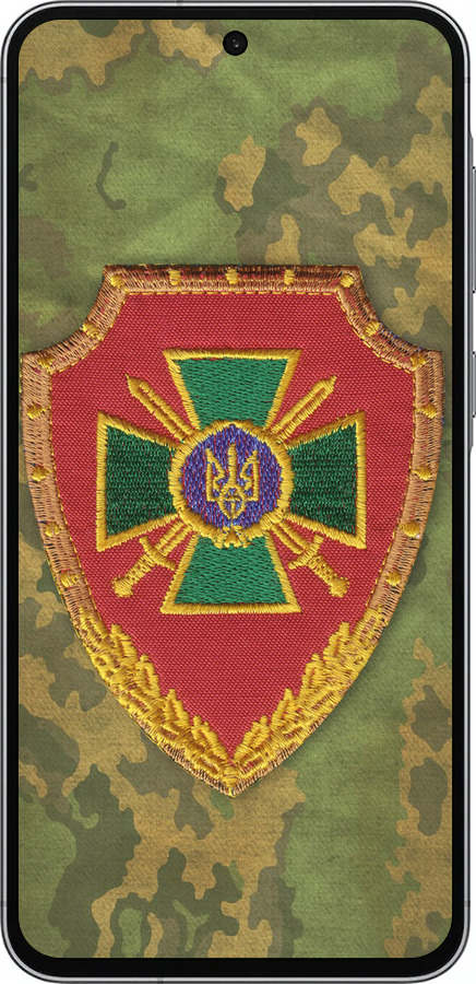 Силіконовий чехол Прикордона служба України  для Samsung Galaxy A56 - 1091u-3882 изображение 