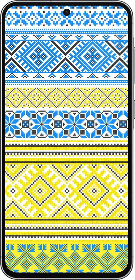 Силіконовий чехол Вишиванка 40 для Samsung Galaxy A56 - 1174u-3882 изображение 