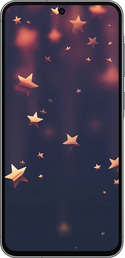 Силіконовий чехол Падаючі зірки для Samsung Galaxy A56 - 3974u-3882 изображение 