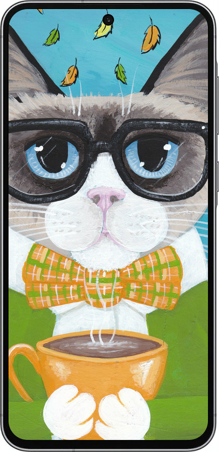 Силиконовый чехол Cat&Coffee для Samsung Galaxy A56 - 4053u-3882 изображение 