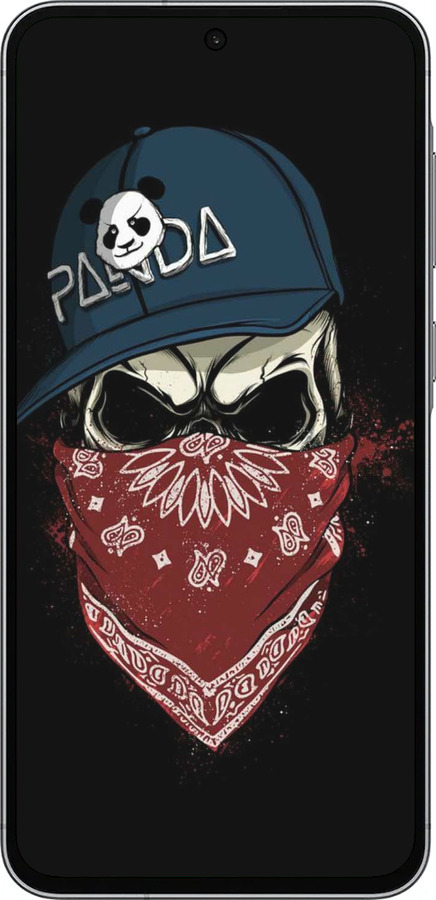 Силіконовий чехол Череп в кепці для Samsung Galaxy A56 - 4127u-3882 изображение 