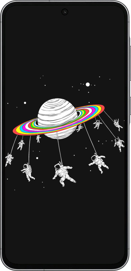 Силіконовий чехол Місячна карусель для Samsung Galaxy A56 - 4136u-3882 изображение 