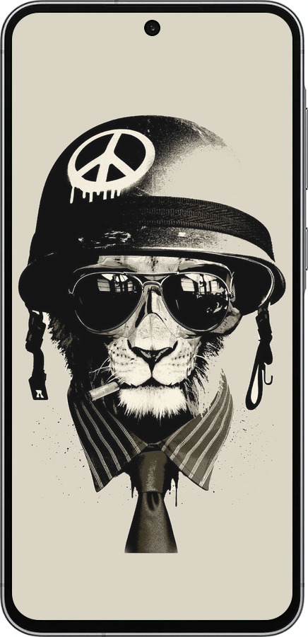 Силиконовый чехол tattoo soldier для Samsung Galaxy A56 - 4165u-3882 изображение 