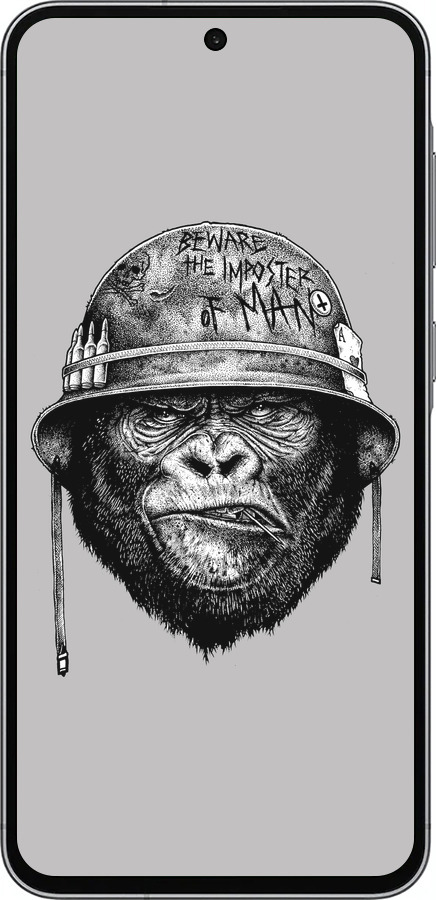 Силиконовый чехол military monkey для Samsung Galaxy A56 - 4177u-3882 изображение 