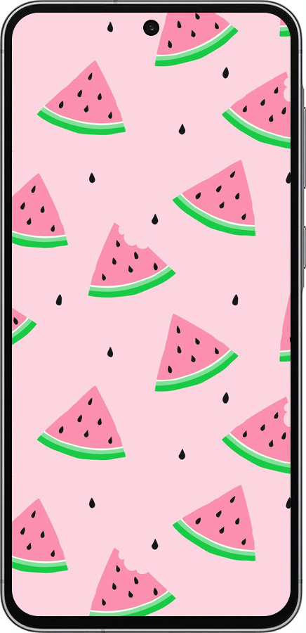 Силіконовий чехол Рожевий кавун для Samsung Galaxy A56 - 4314u-3882 изображение 