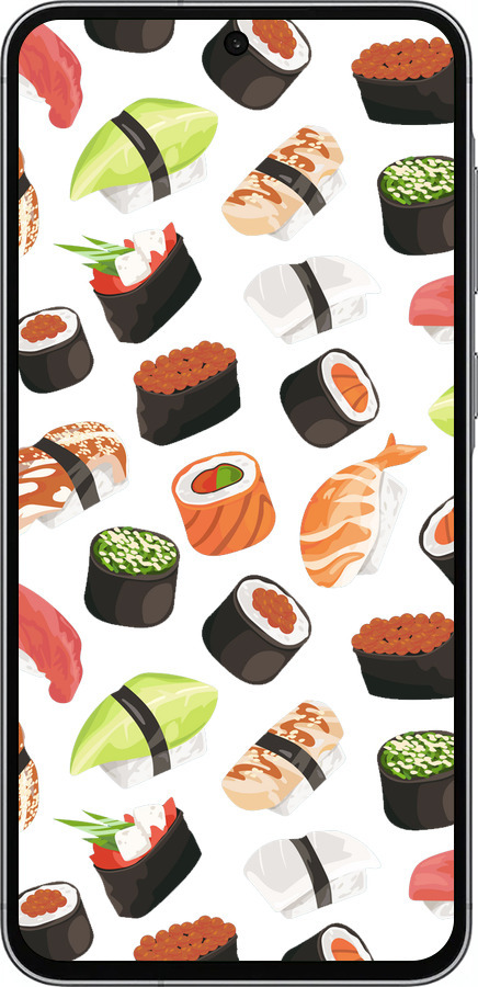 Силіконовий чехол Суші для Samsung Galaxy A56 - 4404u-3882 изображение 