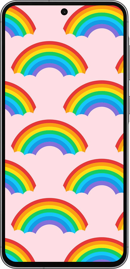 Силиконовый чехол Rainbows для Samsung Galaxy A56 - 4478u-3882 изображение 