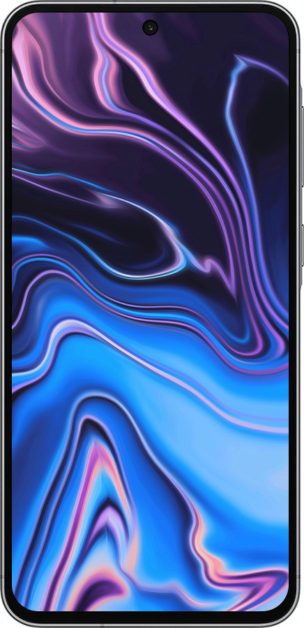 Силиконовый чехол Узор воды для Samsung Galaxy A56 - 4491u-3882 изображение 